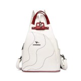 Cumpara ieftin Rucsac dama, Viella GT3593, Crem/Rosu
