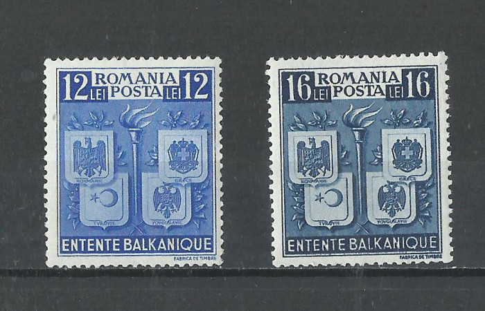 TSV % - 1940 LP 137 INTELEGEREA BALCANICA MNH/** LUX