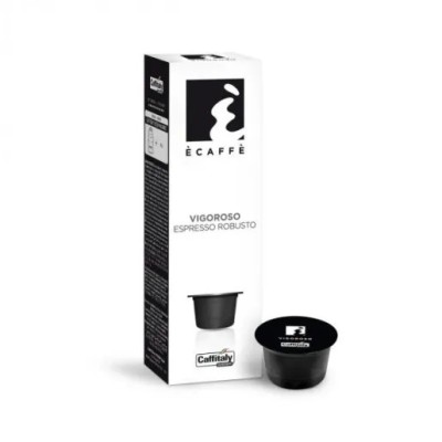 Caffitaly Ecaffe Vigoroso capsule 10 buc foto