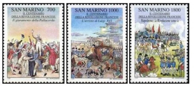 San Marino 1989 - Revolutia Franceza serie neuzata foto