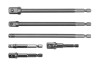 YATO Set 6 adaptoare, prindere hexagonala 1/4&amp;quot;, patrat de 1/4&amp;quot;, 3/8&amp;quot;, 1/2&amp;quot;, lungime 50 si 150 mm