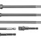 YATO Set 6 adaptoare, prindere hexagonala 1/4&amp;quot;, patrat de 1/4&amp;quot;, 3/8&amp;quot;, 1/2&amp;quot;, lungime 50 si 150 mm