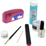 Cumpara ieftin Set BASIC, lampă UV albă 9W - sistem &icirc;ntr-o fază, INGINAILS