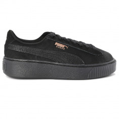 Tenisi femei Puma Suede Platform Artica Negru foto