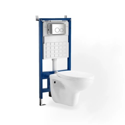 Set rezervor WC montat pe perete Roya 82CHR foto