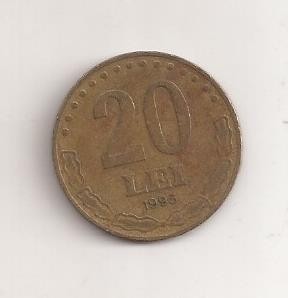 Moneda - Romania - 20 lei 1993 , v2 foto
