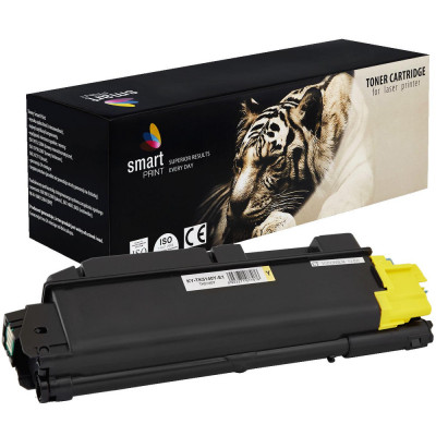 Toner de imprimanta pentru Kyocera , TK5140Y , Galben , 5000 pagini , Smart Print foto