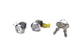 Set yale inchidere Toyota Camry (Sxv10/Vcv10), 1992-1996 Sedan/Combi, cu chei, cu 2 butuci blocare usa, fata, stanga/dreapta, 69051/2-33010,