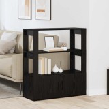 VidaXL Bufet Stejar negru 30 x 80 x 90 cm Lemn compozit 881095
