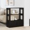 vidaXL Bufet Stejar negru 30 x 80 x 90 cm Lemn compozit 881095