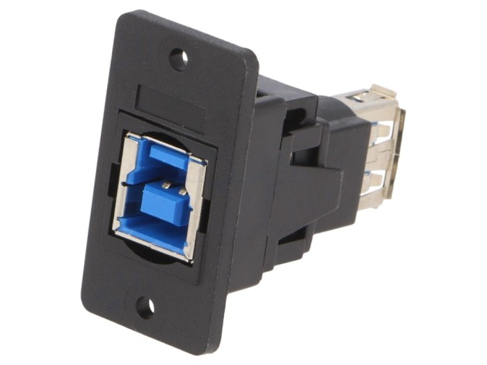 Conector adaptor USB 3.0 USB A la USB B