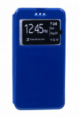 Husa Flip Tip Carte Upzz Vodafone Smart Ultra 7 Blue foto