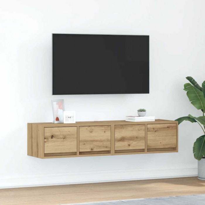 vidaXL Dulapuri TV 2 buc Stejar Artisan 60x31x25,5 cm Lemn prelucrat