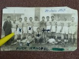 Foto (de colectie) fotbal - Echipa de Juniori "MONOPOL" TARGU-MURES 30.05.1937 (inclusiv Ion LUNGU)