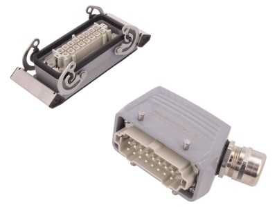 Conector HDC tată-mamă 16 pini foto