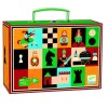 Șah și Dame Djeco, Joc Clasic, Educativ, Board Game, 6-99 Ani, Lemn, Portabil