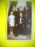 HOPCT RO 395 G FAMILIE -FOTO MIHAI BUCURESTI 1938 -FOTOGRAFIE VECH-TIP CP