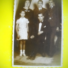 HOPCT RO 395 G FAMILIE -FOTO MIHAI BUCURESTI 1938 -FOTOGRAFIE VECH-TIP CP