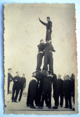 P.125 FOTOGRAFIE RAZBOI WWII MILITARI GERMANI WEHRMACHT 9/6cm foto