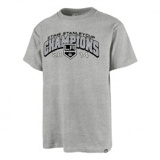 Los Angeles Kings tricou de bărbați Champions Backer 47 ECHO Tee grey - S