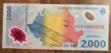 B11 27 - Bancnota foarte veche - Romania - 2000 lei - emisiune 1999 - eclipsa
