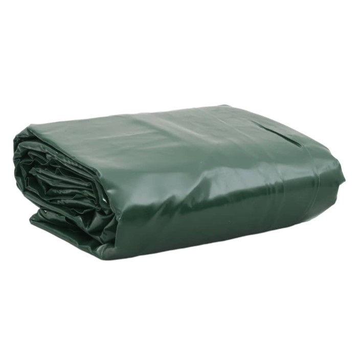 vidaXL Prelată, verde, 4x7 m, 650 g/m&sup2;