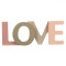 Decorațiune de Masă Lemn, Litere Love, Multicolor, 17x0.8x6.7cm