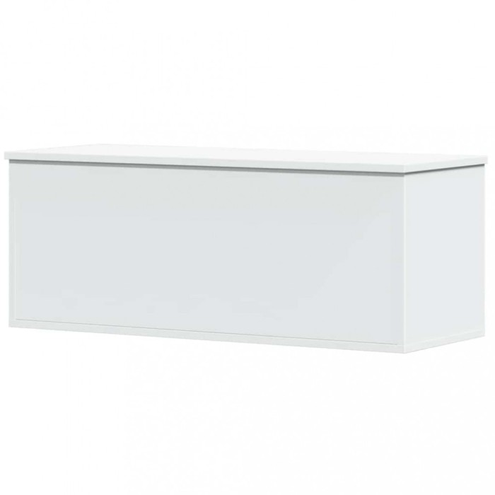 Cutie de depozitare, alb, 90x35x35 cm, lemn prelucrat
