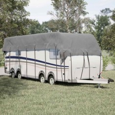 vidaXL Husa de rulota gri 900x300 cm Tesatura netesuta 4015874
