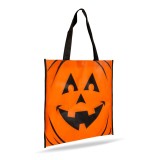 Geanta cadou de Halloween - dovleac - 35 x 37 cm - portocaliu