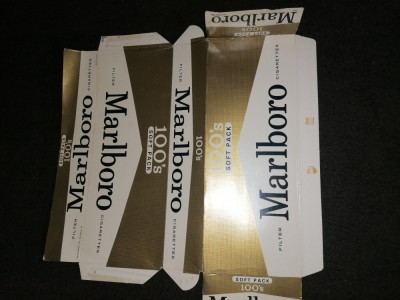 LOT 2 CARTON / PACHET TIGARI VECHI / AMBALAJ /AMBALAJE MARLBORO /GORBATCHOW foto