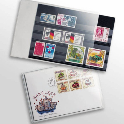 Posete transparente pentru carti postale de max. 145 x 95 mm foto