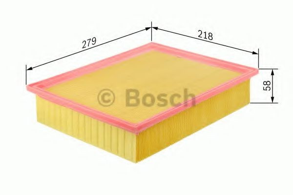 Filtru aer VW TRANSPORTER IV caroserie (70XA) (1990 - 2003) BOSCH 1 457 433 747