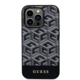 Cumpara ieftin Husa Guess PU G Cube MagSafe pentru iPhone 14 Pro Black