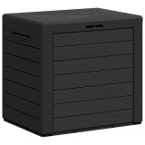 Lada depozitare de gradina antracit 58,5x46x55 cm polipropilena