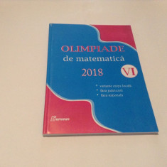 OLIMPIADE DE MATEMATICA CLASA A VI-A 2018 --RF10/3