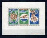 Benin (Dahomey) 1972 - Jocurile Olimpice Munchen, sport, bloc neuzat