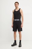 Diesel pantaloni scurti DYLAN-D-POP SHORTS barbati, culoarea negru, A17684.0DCBK