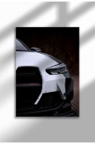 Poster p&acirc;nză ne&icirc;nrămat cu supermașină - Imprimare digitală - M4 GT3 01 | A3 (29.7 x 42 cm)