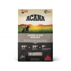 Acana Heritage Light & Fit, hrană uscată fără cereale câini, managemetul greutății, 2kg