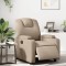 vidaXL Fotoliu rabatabil electric, cappuccino, piele ecologică 3204422