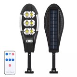 Lampa solara cu senzor de miscare, panou solar incorporat, 3 moduri de iluminare, unghiul de miscare de 180&deg;, din ABS de inalta calitate, IP65 Waterpr