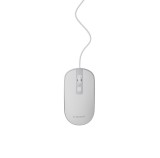 MOUSE GEMBIRD, PC sau NB, cu fir, USB, optic, 1200 dpi, butoane/scroll 4/1, cablu 1.35m, alb-argintiu, &quot;MUS-4B-06-WS&quot; (timbru verde 0.18 lei)