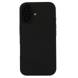 Husa Silicon Neagra iPhone 16, Protectie Antizgarieturi, Compatibila Apple