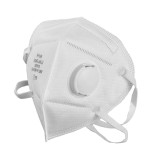 Masca Adulti, de Unica Folosinta, KN95, FFP2, 4 Straturi, cu Valva, Alba