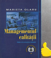 Managementul calitatii Marieta Olaru foto