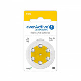 Baterii EverActive Ultrasonic 10 PR70 Zinc-Aer 1,45V Pentru Aparate Auditive Set 6 Baterii