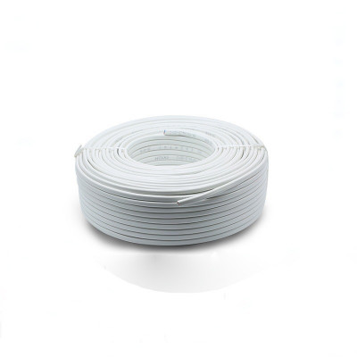 Cablu Electric Plat Alb 2x1mm (MYYUP) 100m/rola foto