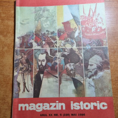 revista magazin istoric mai 1986