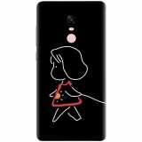Husa silicon pentru Xiaomi Remdi Note 4X, Fallow Me
